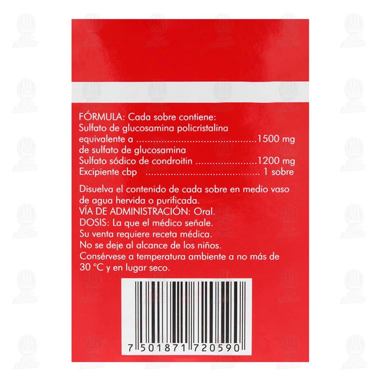 Vartalon Compositum 1500mg/1200mg, 30 Sobres. image number 2