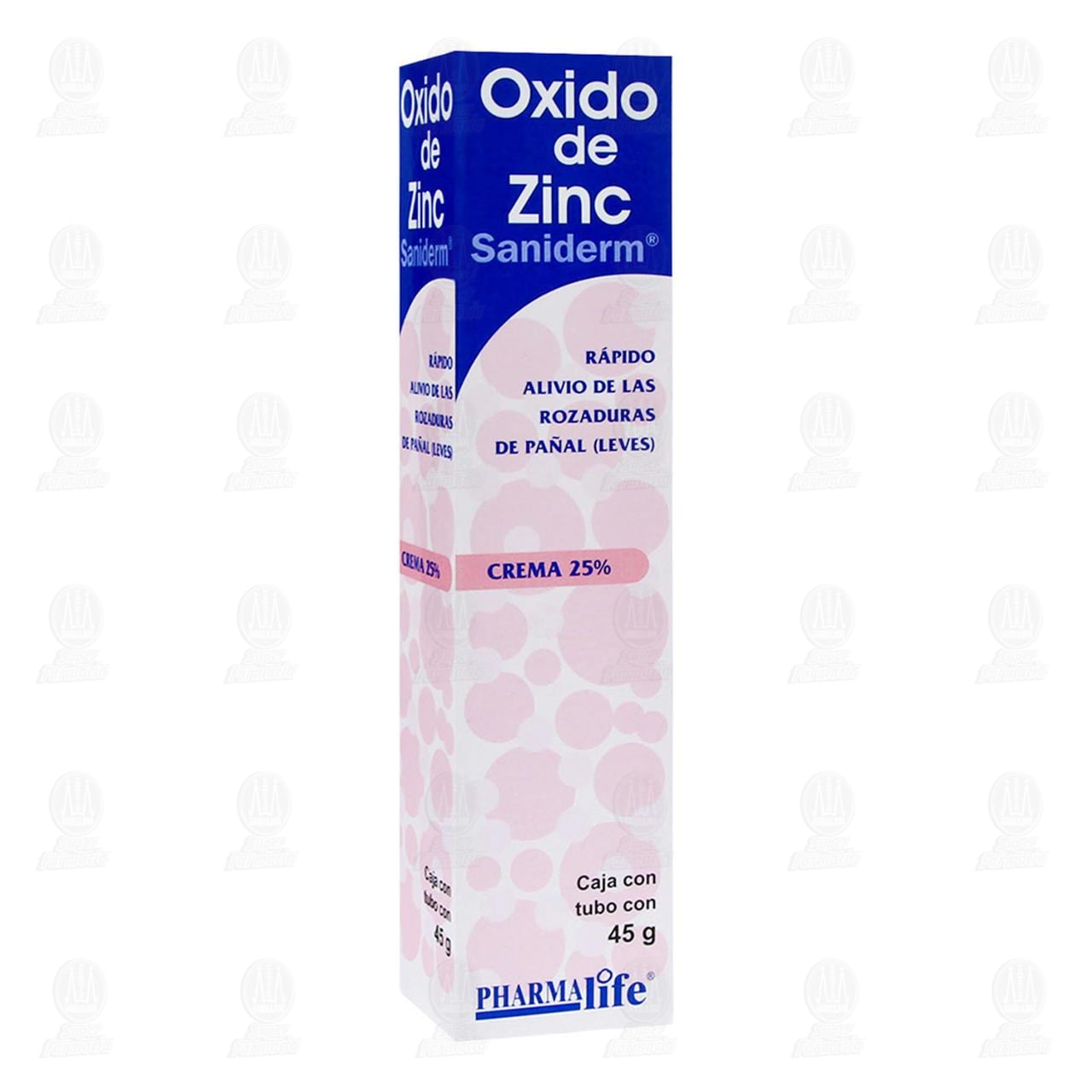 Óxido de Zinc 25%, 45 gr Crema Pharmalife.