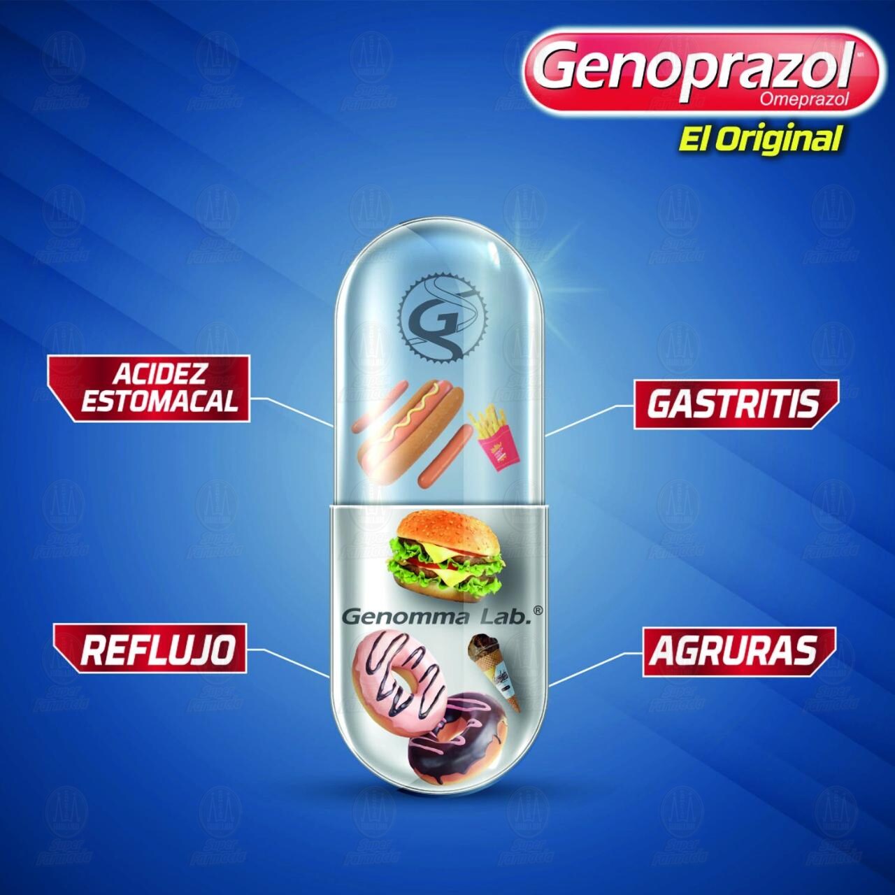 Genoprazol 20 mg, 7 C&aacute;psulas. image number 3