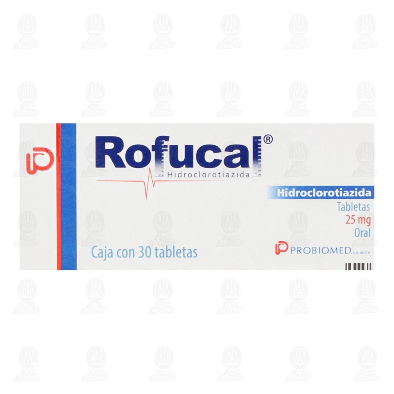 Rofucal 25 mg, 30 Tabletas. image number 1