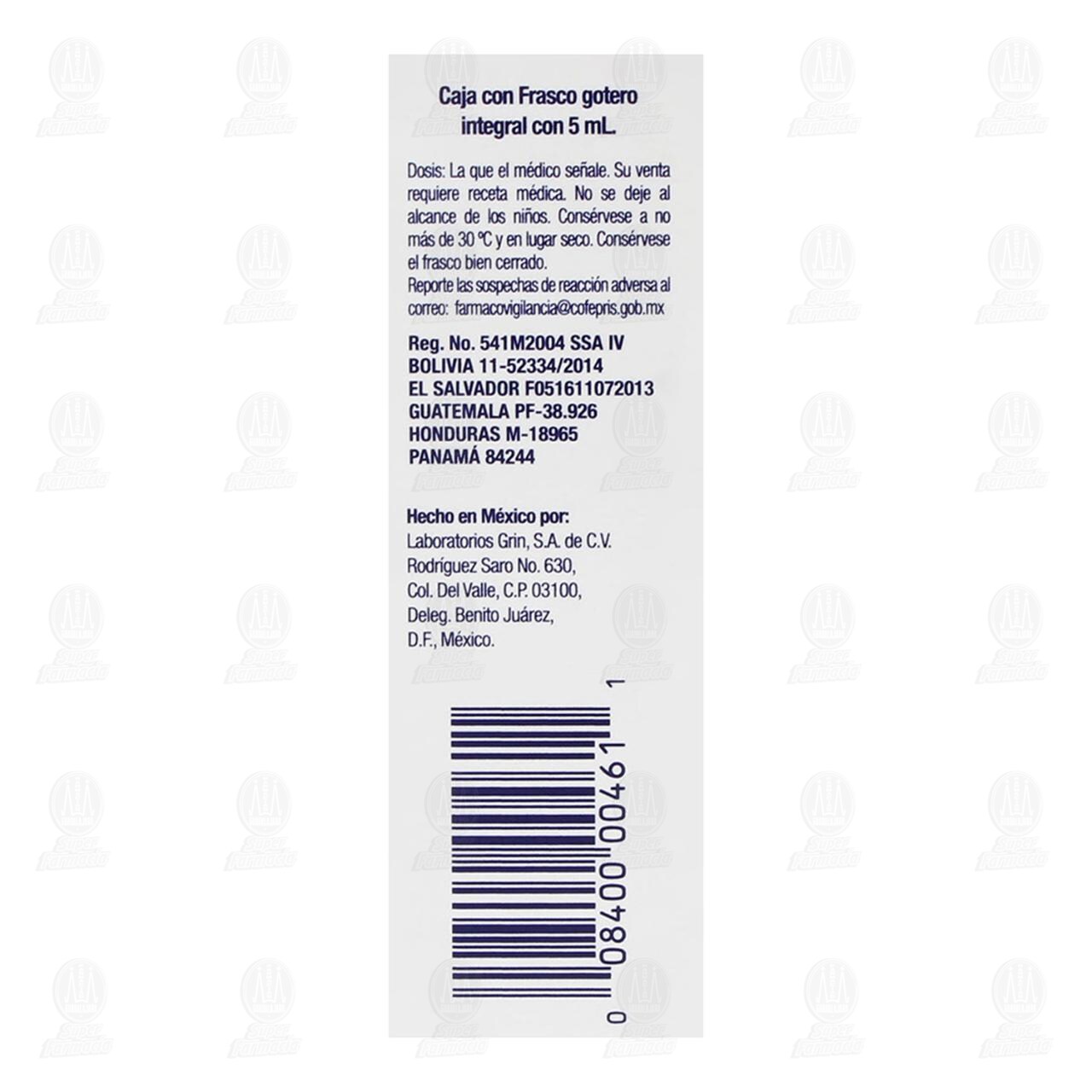 Kedrop 0.25mg/ml Soluci&oacute;n, 5 ml. image number 3