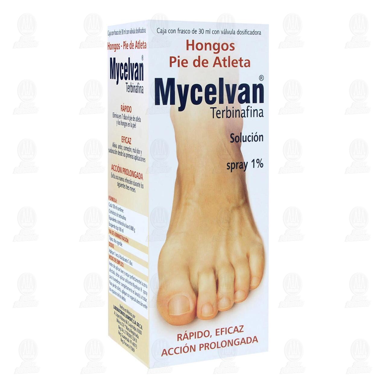 Mycelvan 1% Soluci&oacute;n Spray, 30 ml. image number 0