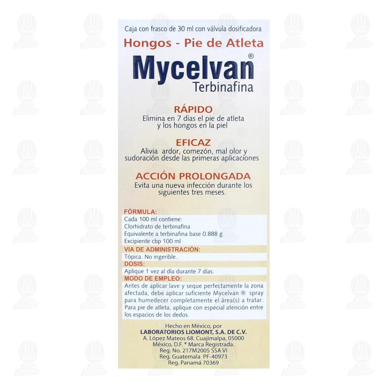 Mycelvan 1% Soluci&oacute;n Spray, 30 ml. image number 3