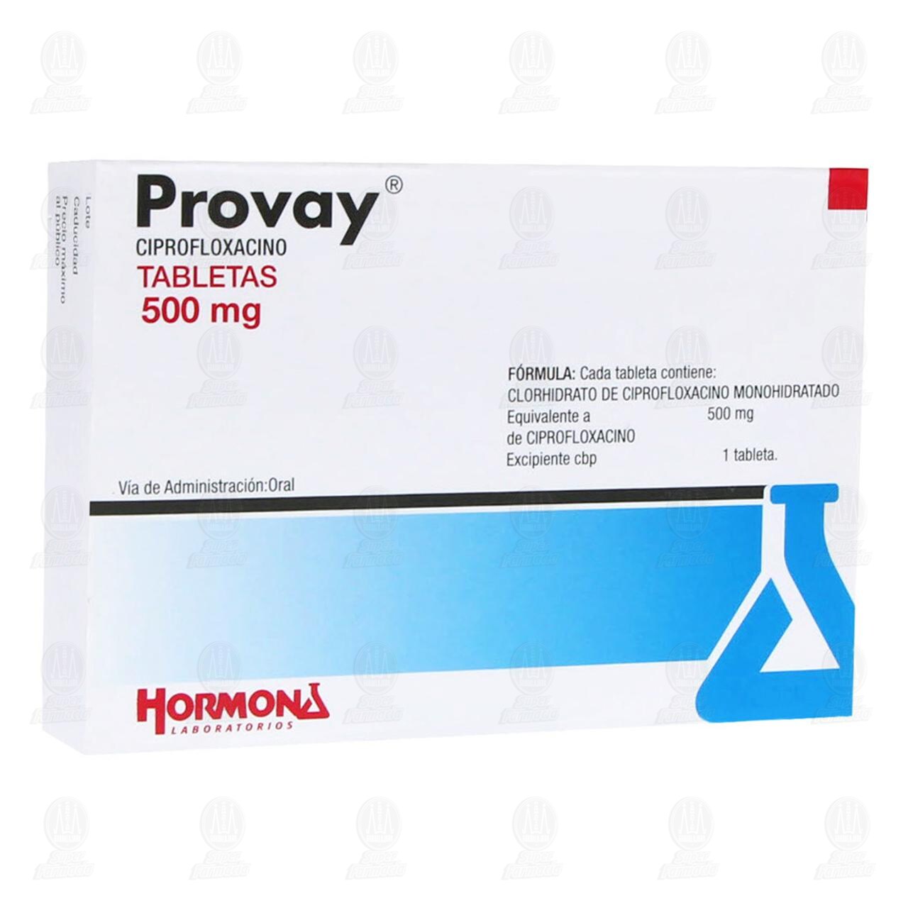 Provay 500 mg, 14 Tabletas. image number 0