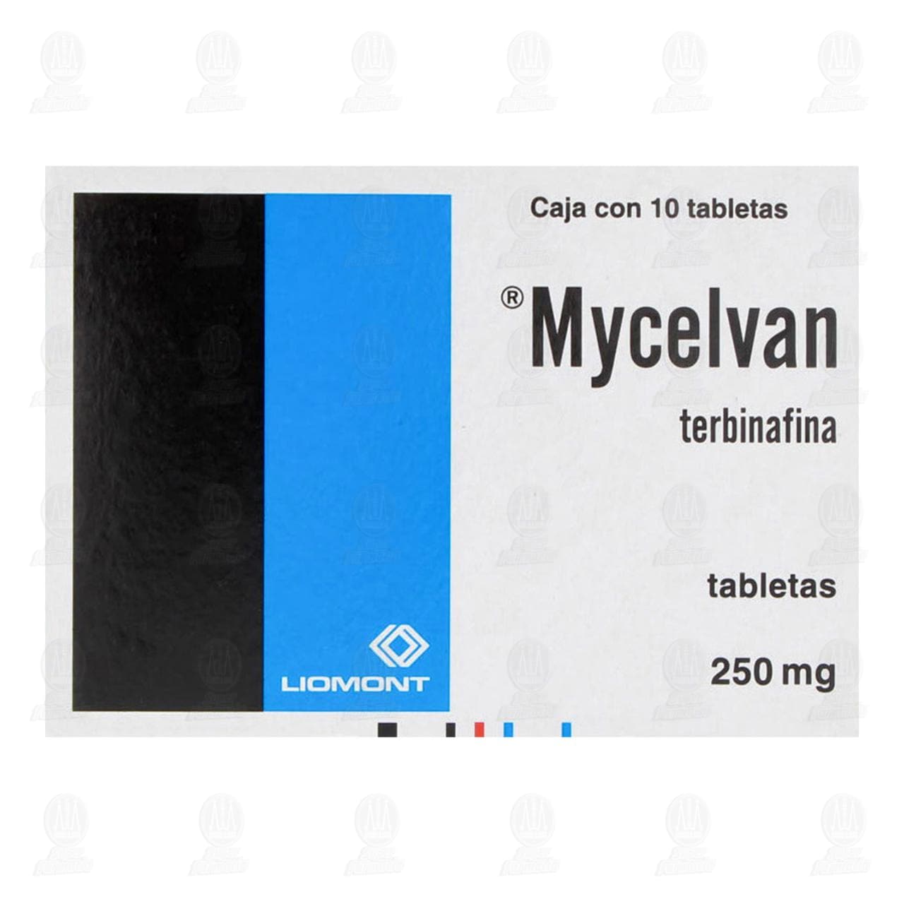 Mycelvan 250 mg, 10 Tabletas. image number 1