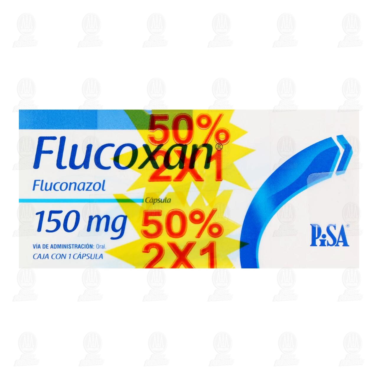 Flucoxan 150 mg, 2 Cajas 1 C&aacute;psula c/u. image number 1