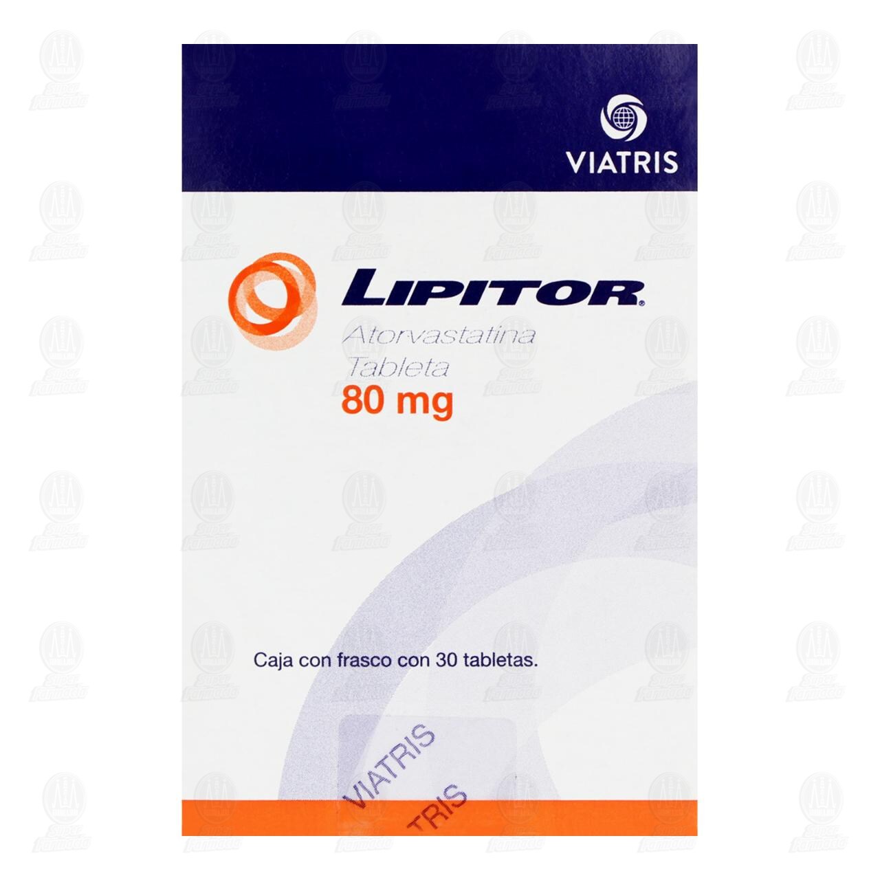 Lipitor 80 mg, 30 Tabletas. image number 1
