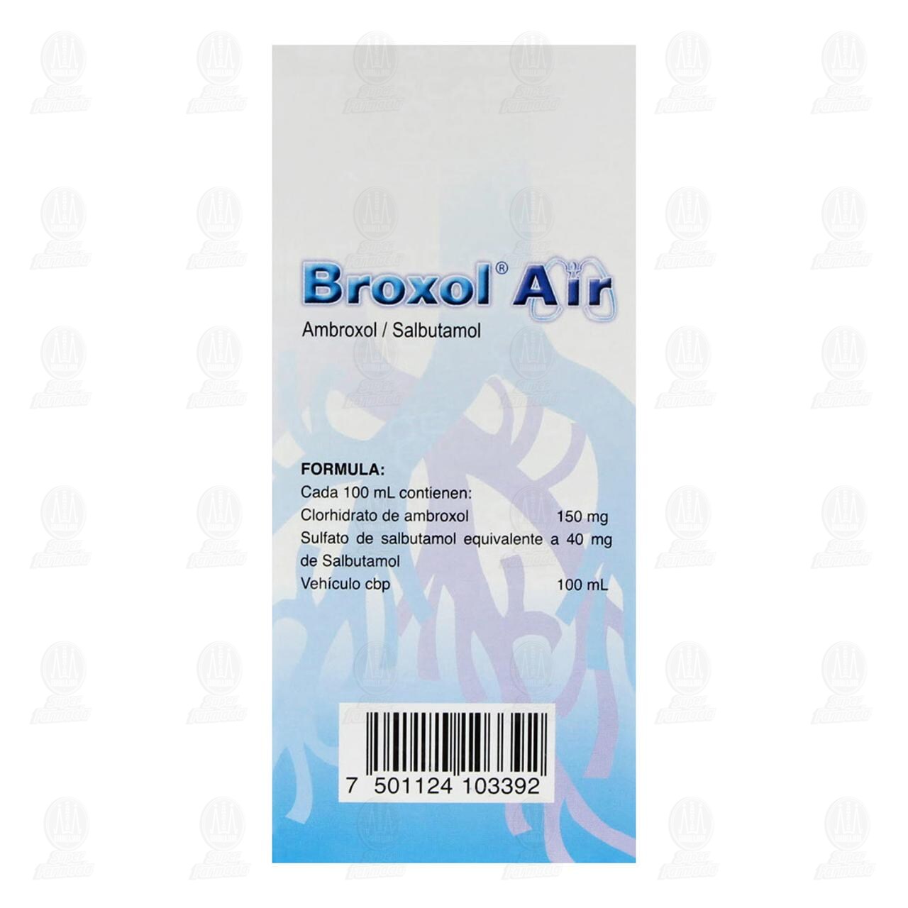 Broxol Air Soluci&oacute;n Pedi&aacute;trico 150mg/40mg, 60 ml. image number 2