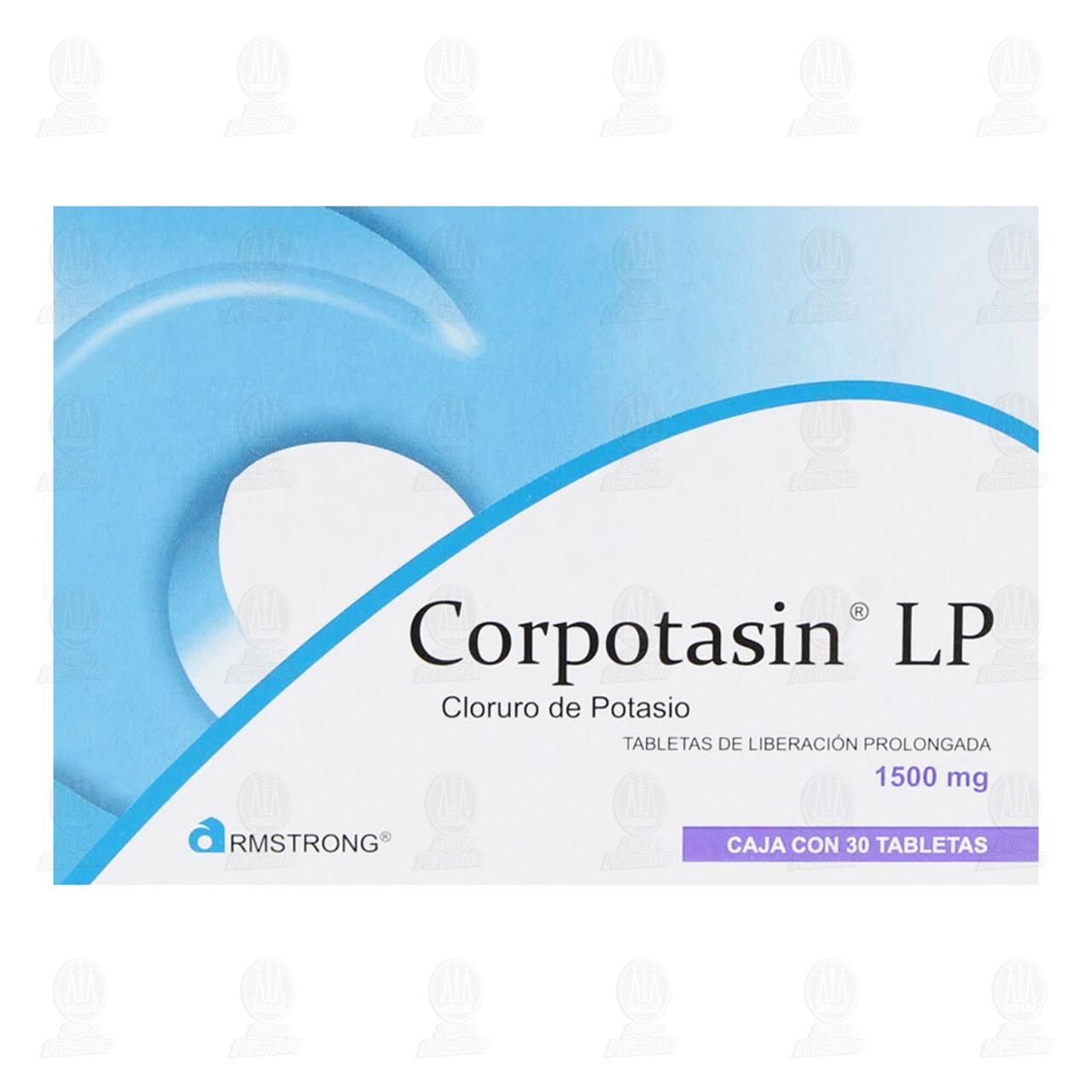 Corpotasin LP 1500 mg, 30 Tabletas. image number 1