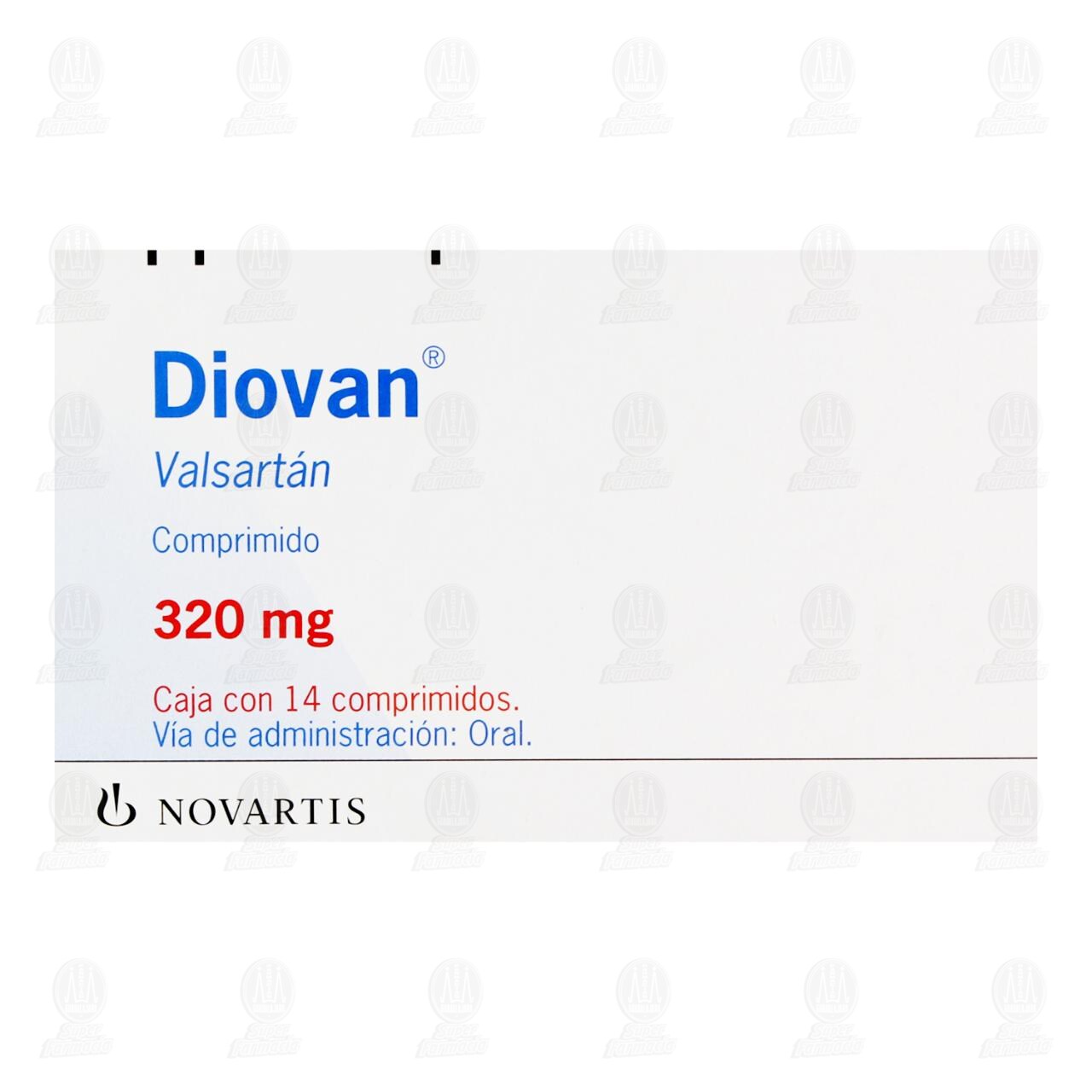 Diovan 320 mg, 14 Comprimidos. image number 1