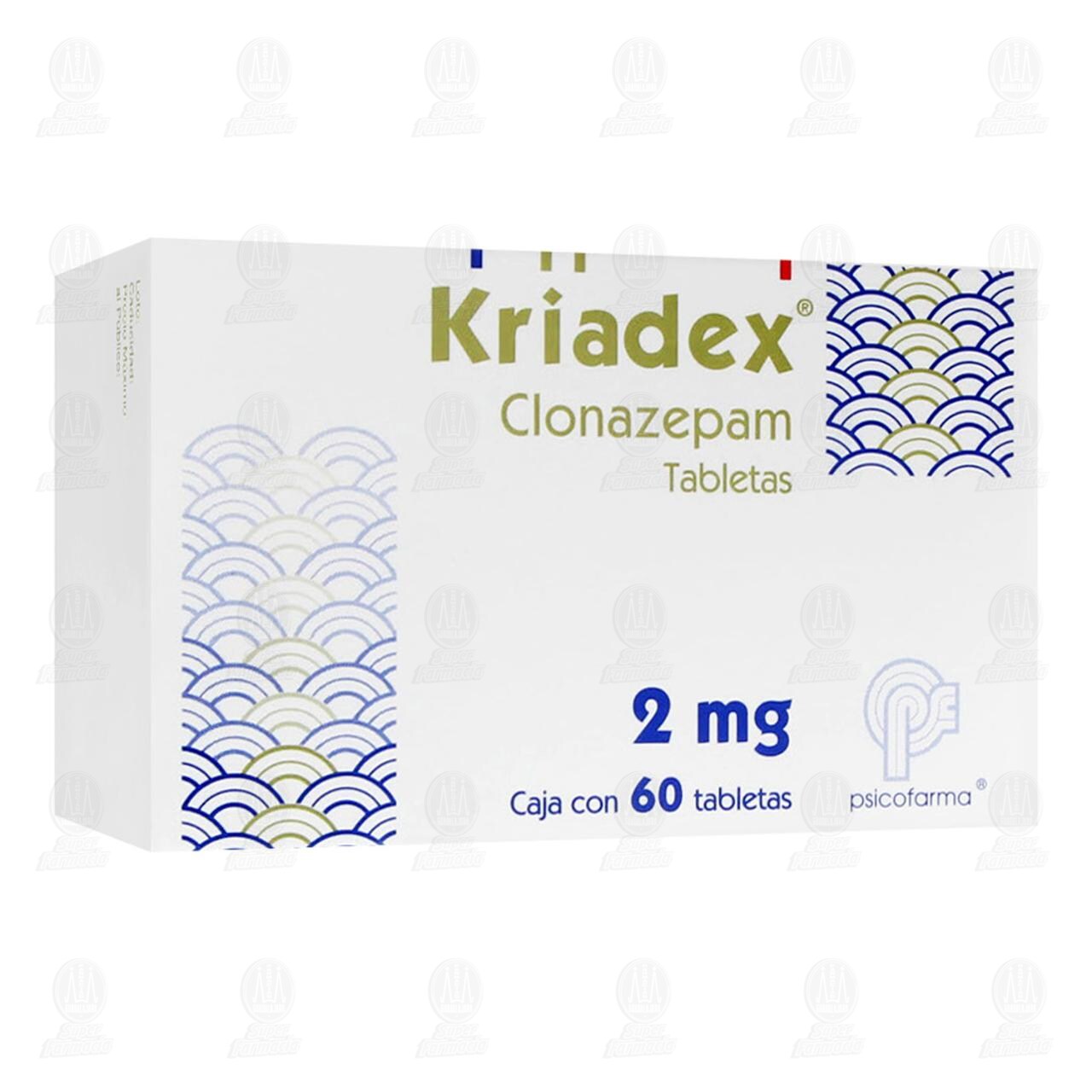 Kriadex 2 mg, 60 Tabletas. image number 0