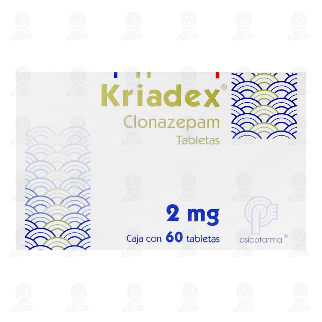 Kriadex 2 mg, 60 Tabletas. image number 1