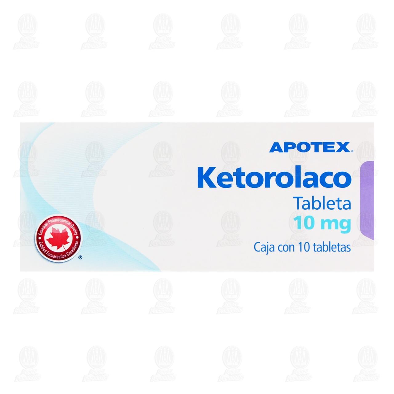 Ketorolaco 10 mg, 10 Tabletas. image number 1