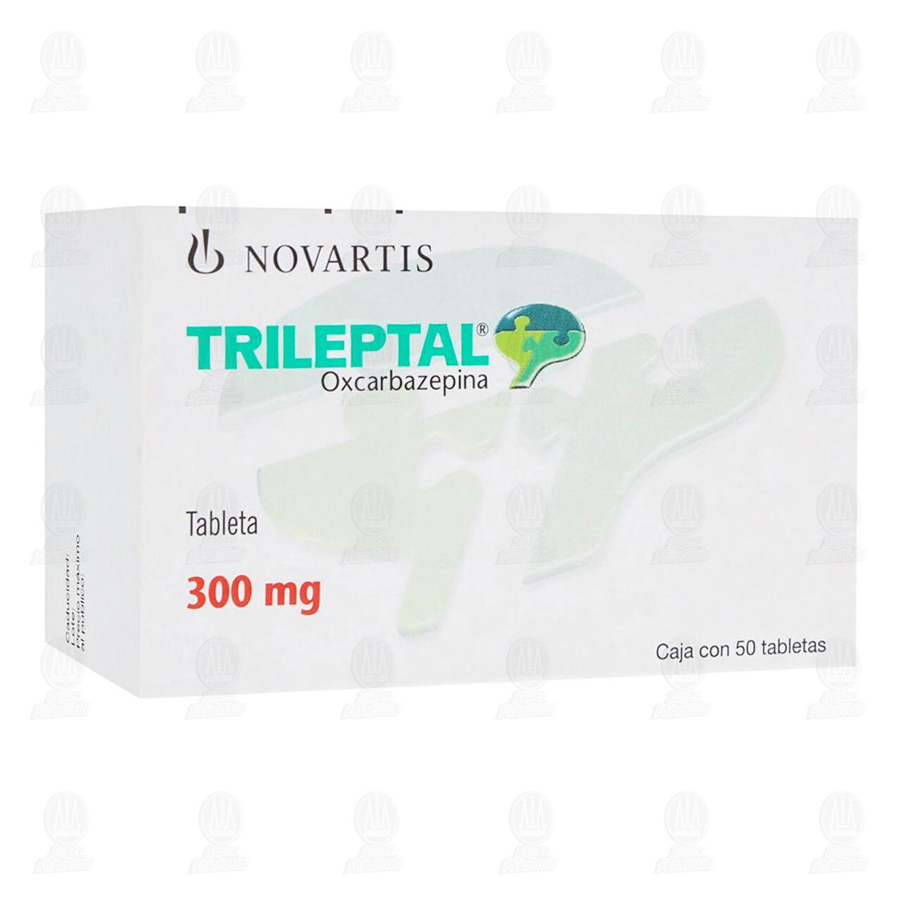 Trileptal 300 mg, 50 Tabletas. image number 0