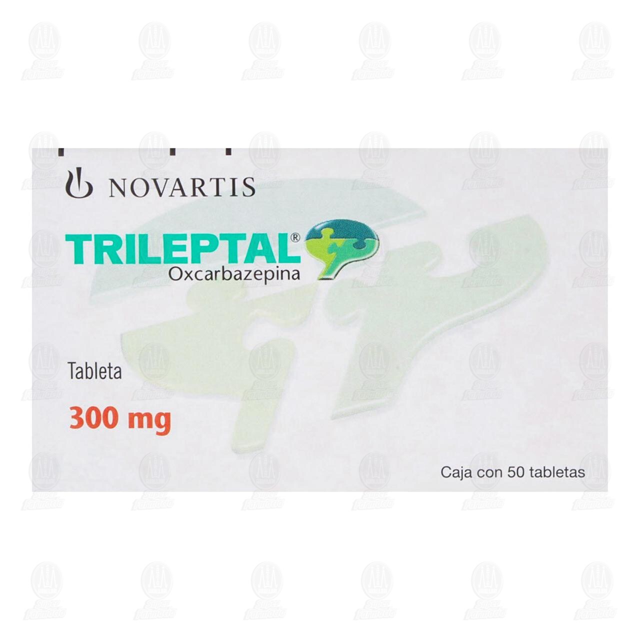 Trileptal 300 mg, 50 Tabletas. image number 1