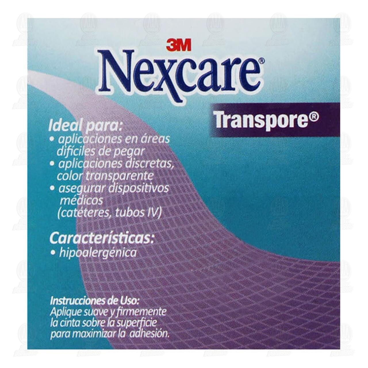 3M Nexcare Cinta Transpore Transparente 5cm x 9.1m, 1 pz. image number 2