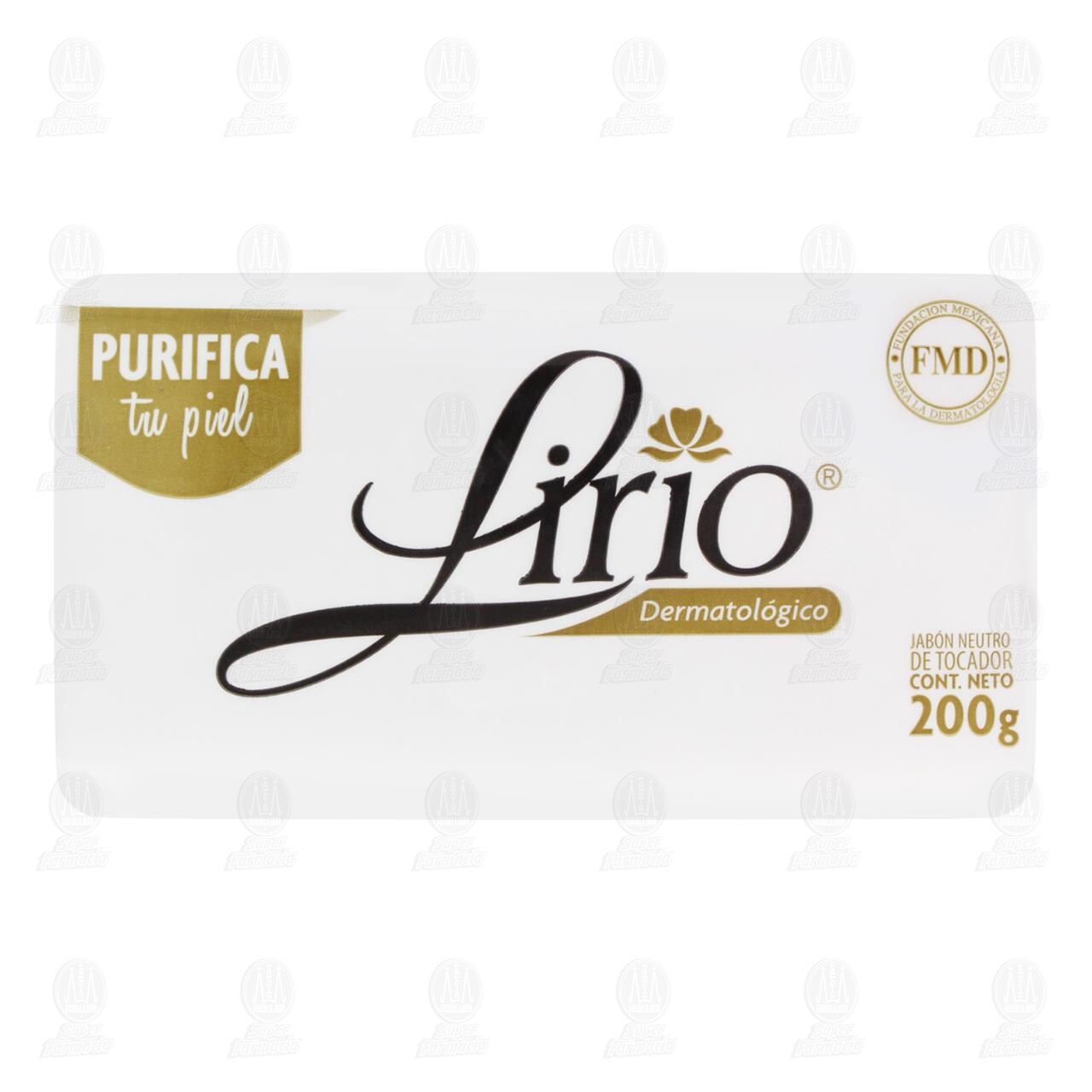 Jabón de tocador Lirio Dermatológico, 200 gr. image number 1