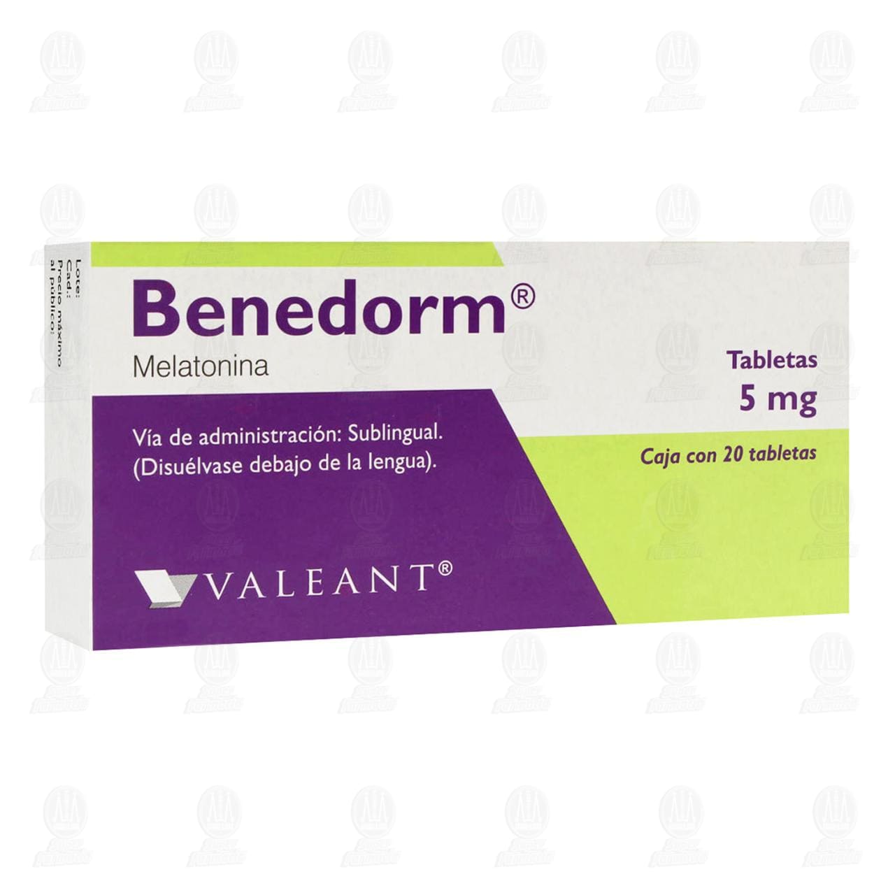Benedorm 5 mg, 20 Tabletas Sublinguales. image number 0