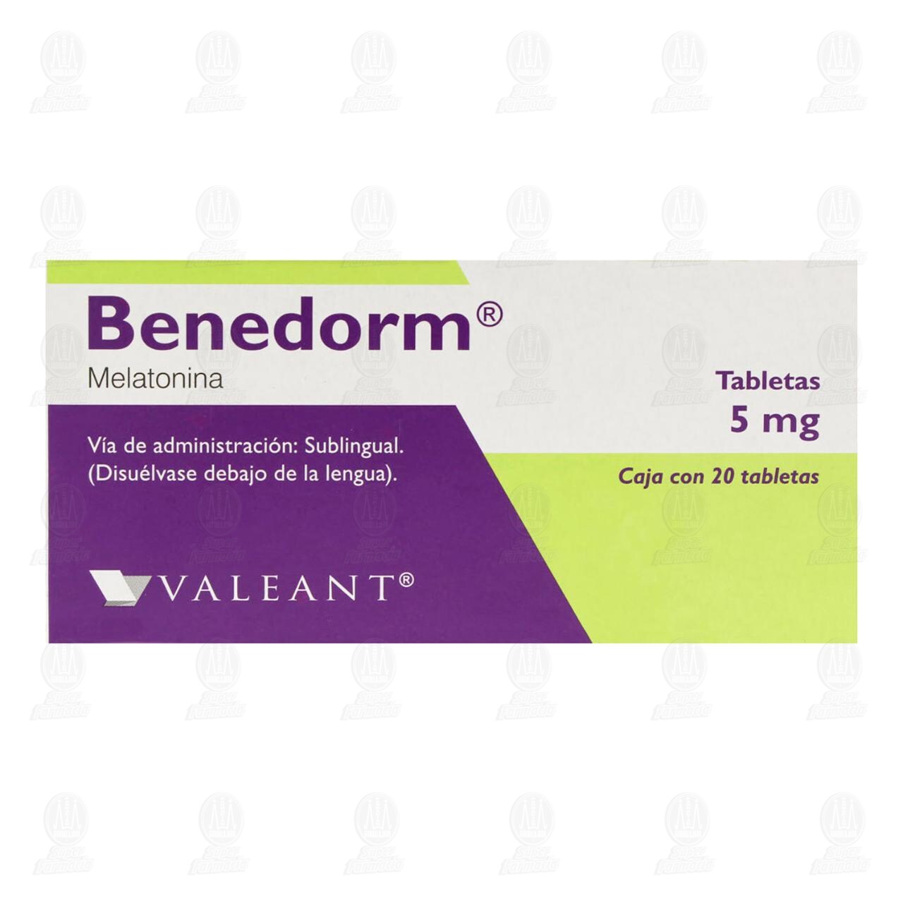 Benedorm 5 mg, 20 Tabletas Sublinguales. image number 1
