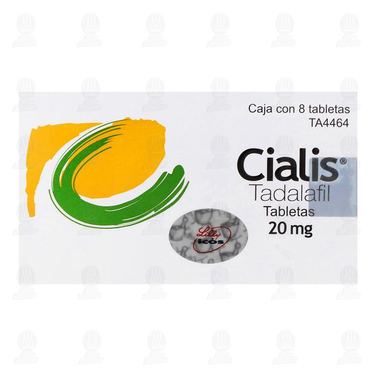 Cialis 20 mg, 8 Tabletas. image number 1