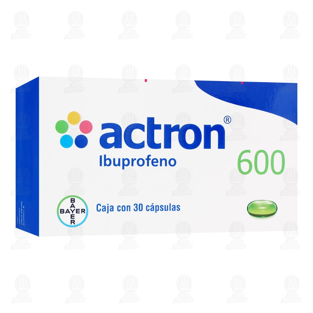 Actron 600 mg, 30 C&aacute;psulas.