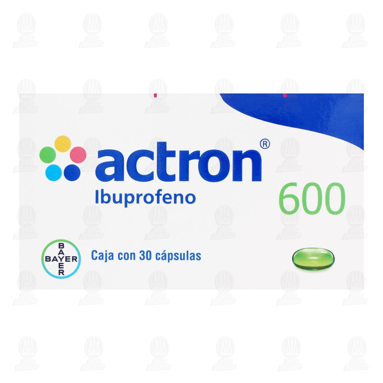 Actron 600 mg, 30 C&aacute;psulas. image number 1