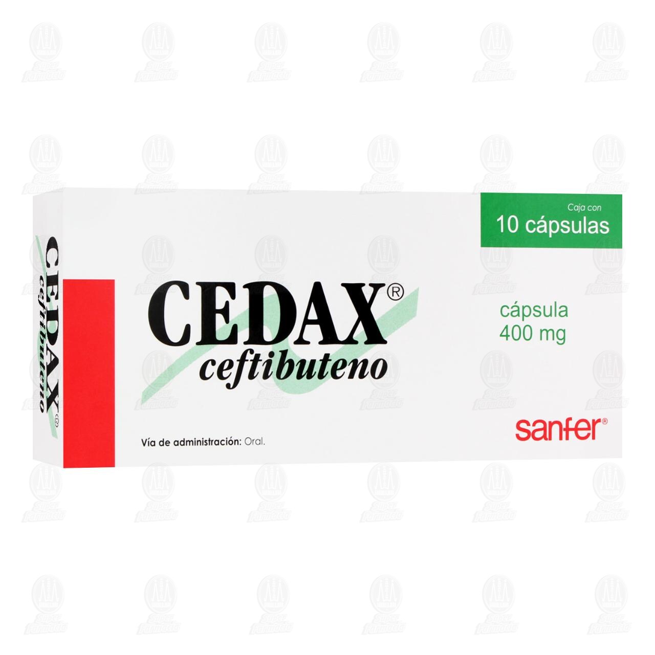 Cedax 400 mg, 10 C&aacute;psulas. image number 0