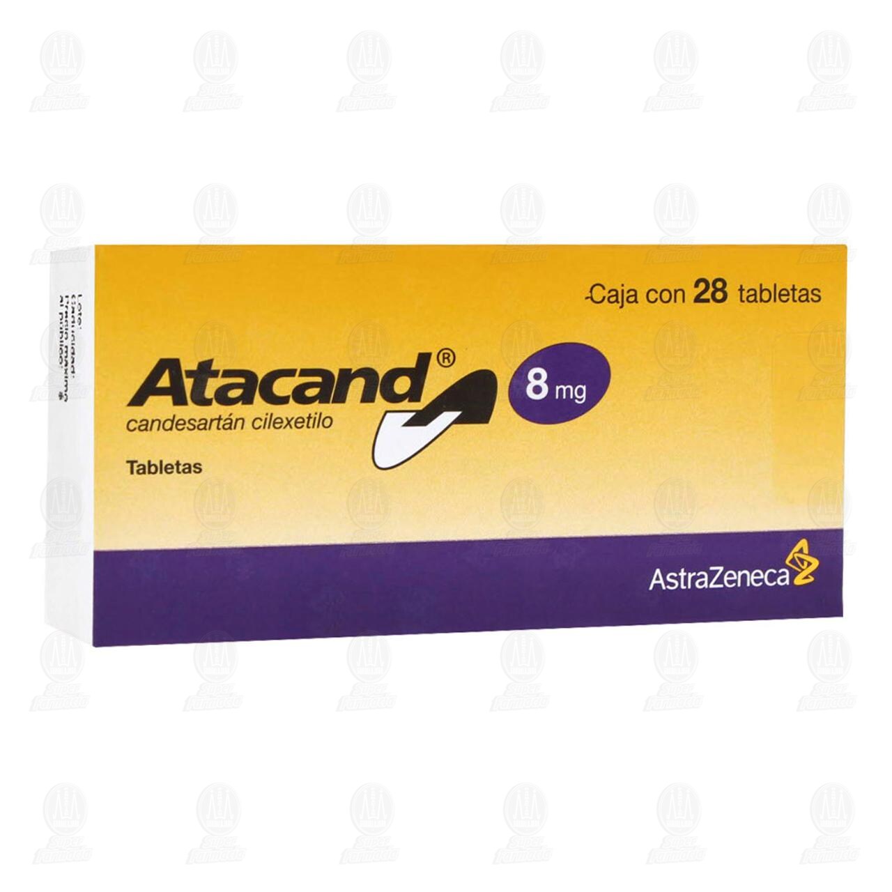 Atacand 8 mg, 28 Tabletas. image number 0