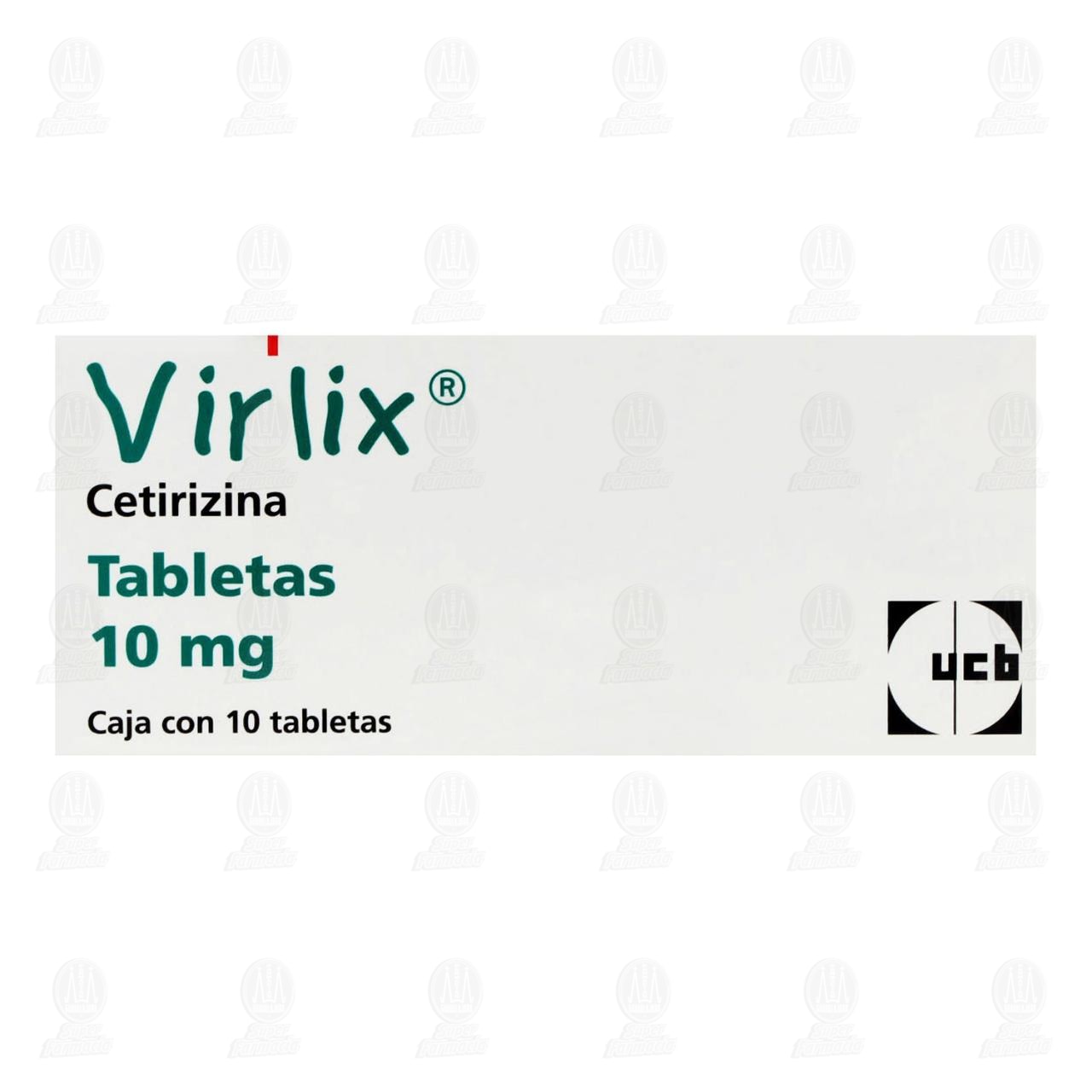 Virlix 10 mg, 10 Tabletas. image number 1