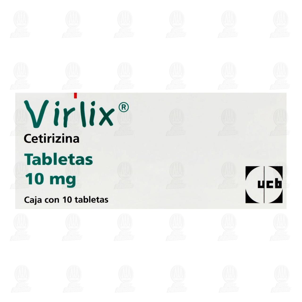 Virlix 10 mg, 10 Tabletas. image number 1