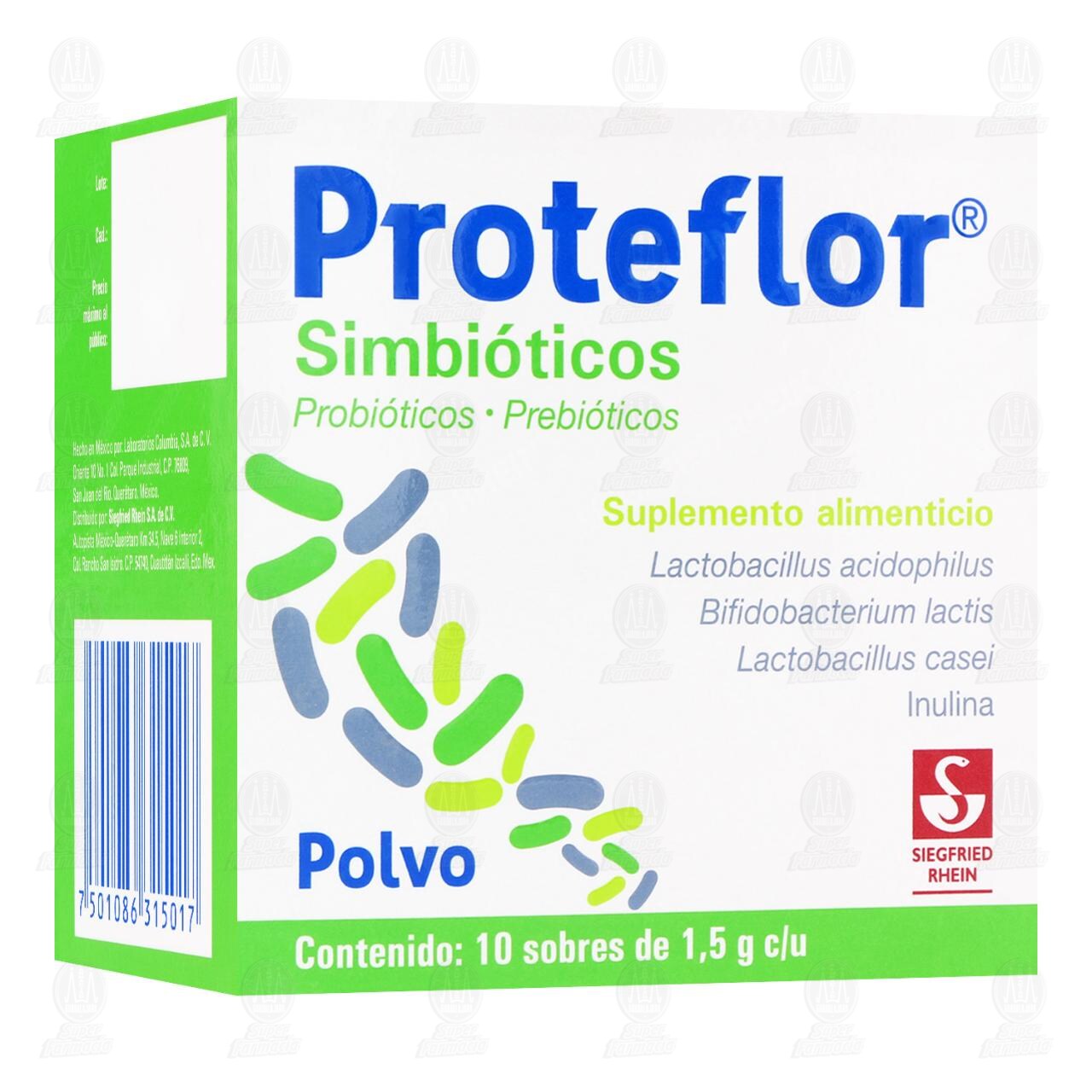 Proteflor 1.5 gr, 10 Sobres Polvo. image number 0