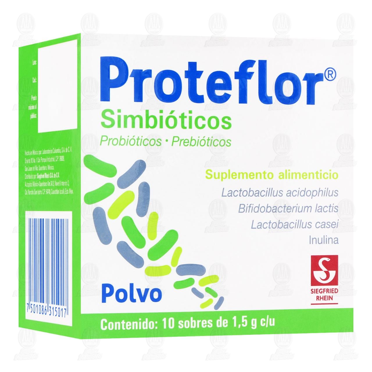 Proteflor 1.5 gr, 10 Sobres Polvo. image number 0
