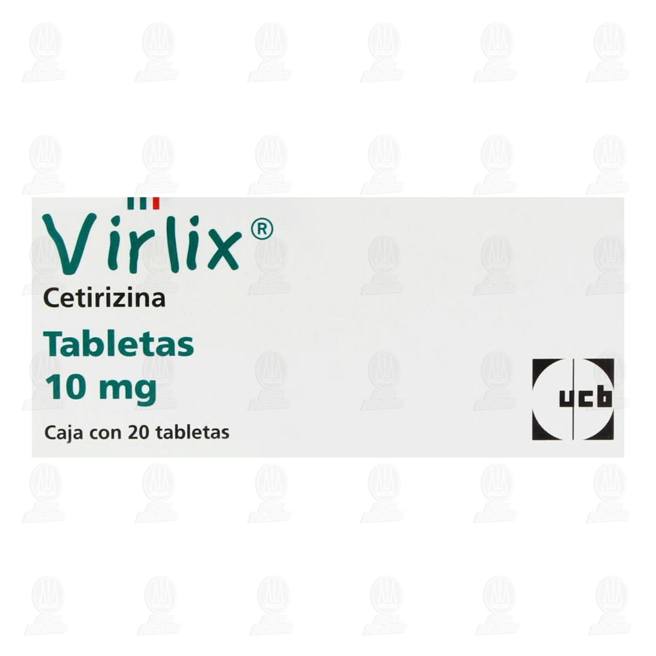 Virlix 10 mg, 20 Tabletas. image number 1