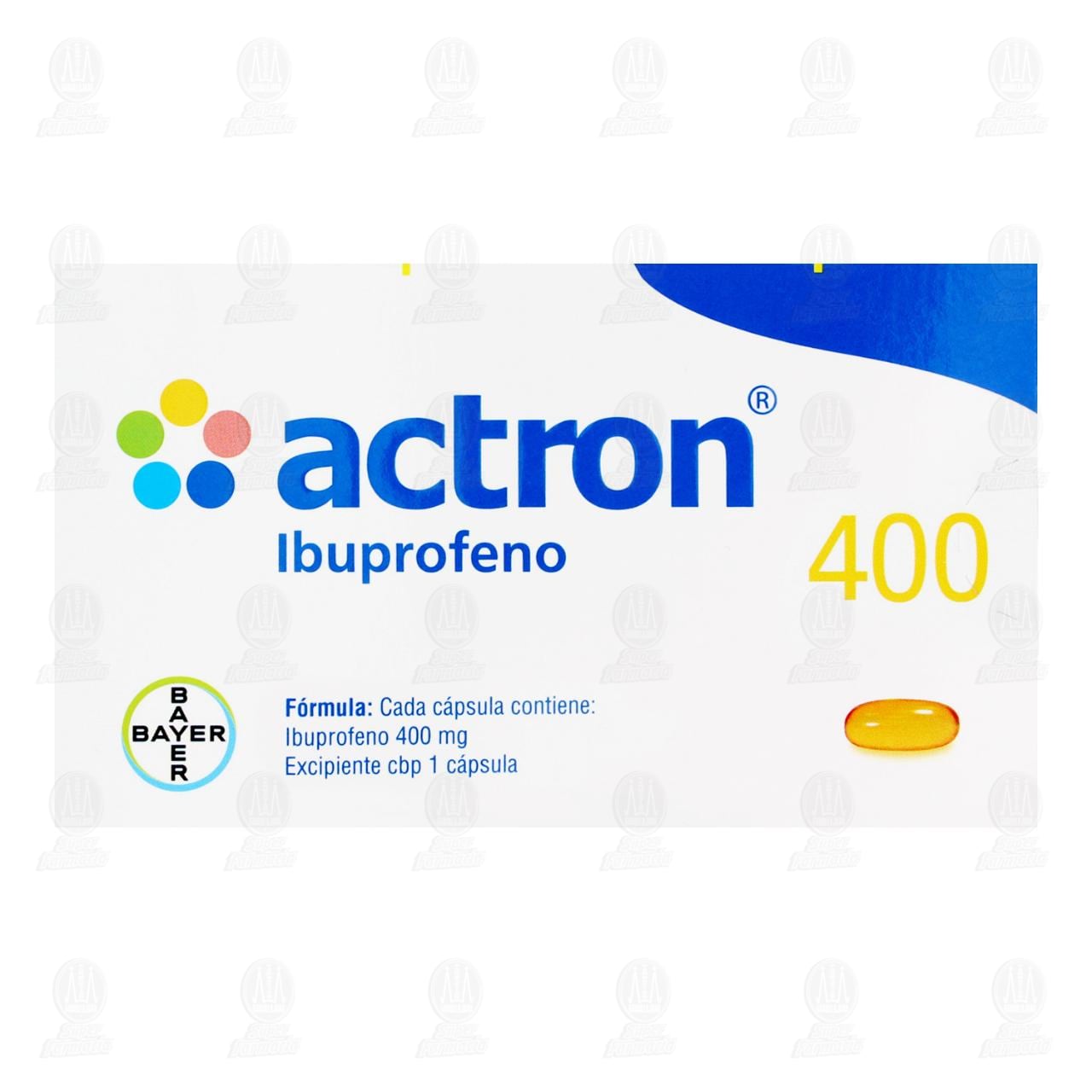 Actron 400 mg, 30 C&aacute;psulas. image number 2