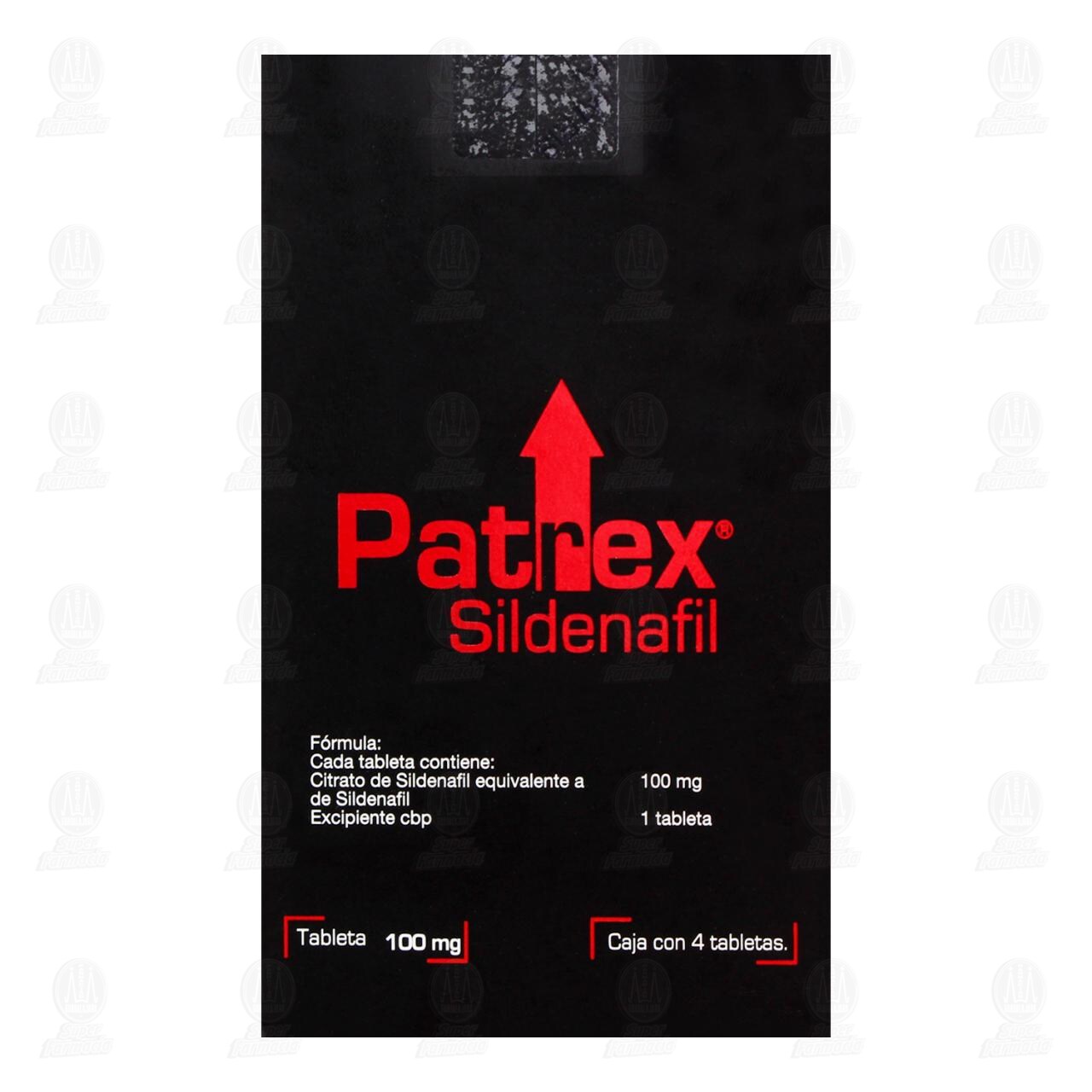 Patrex 100 mg, 4 Tabletas. image number 2