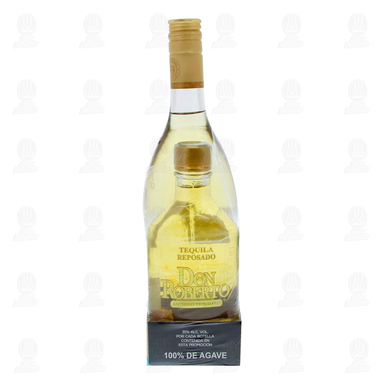Tequila Reposado Don Roberto 100% Agave, 2 pzas. image number 2