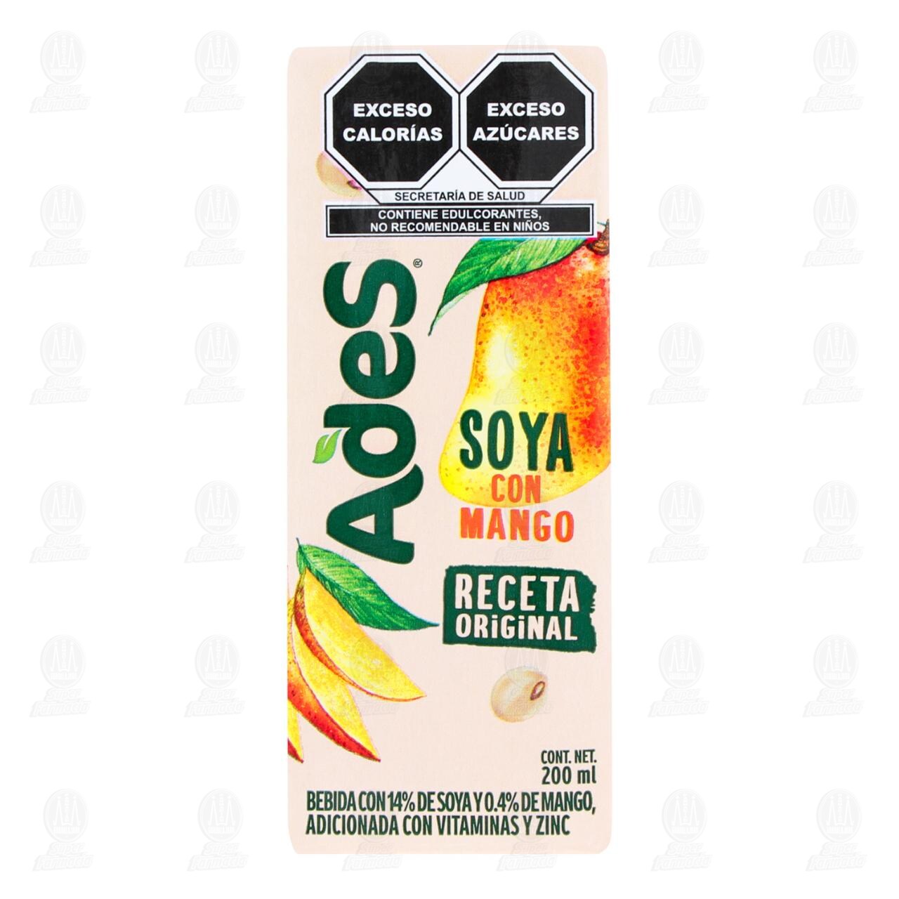 Bebida Ades Soya con Mango, 200 ml. image number 1