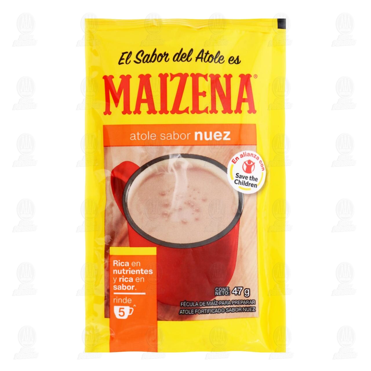 Atole Maizena Sabor Nuez, 47 gr. image number 0