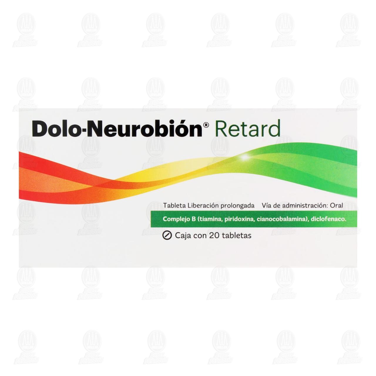 Dolo-Neurobión Retard, 20 Tabletas. image number 1