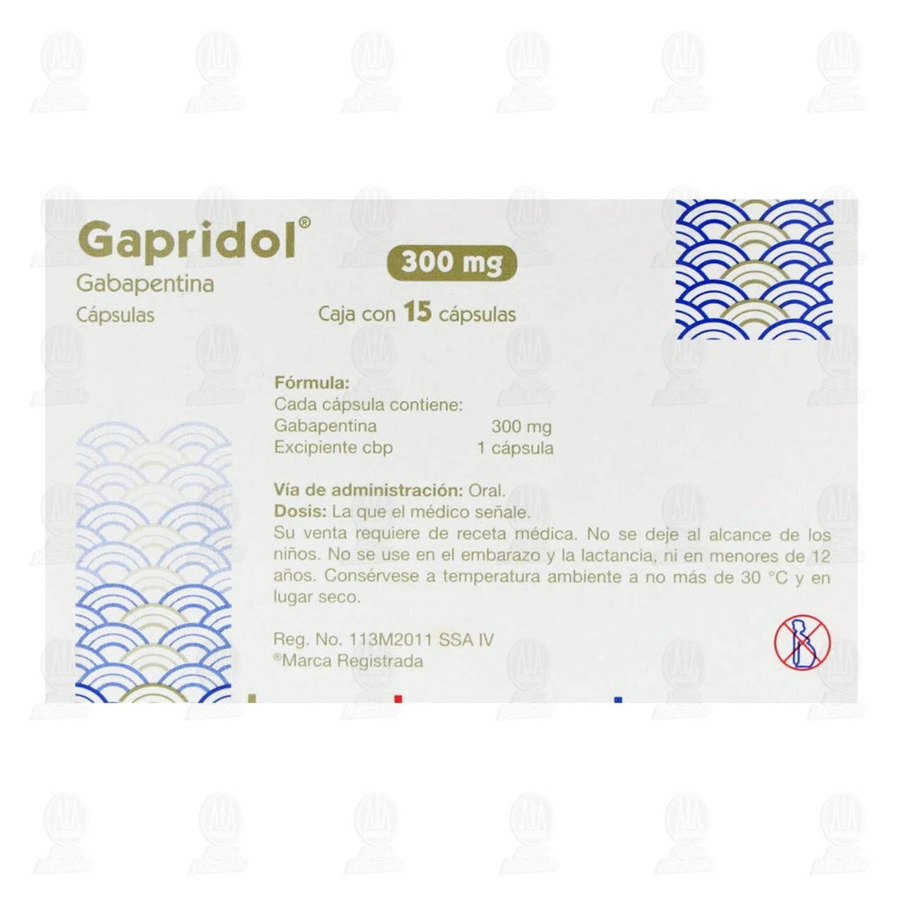 Gapridol 300 mg, 15 C&aacute;psulas. image number 2
