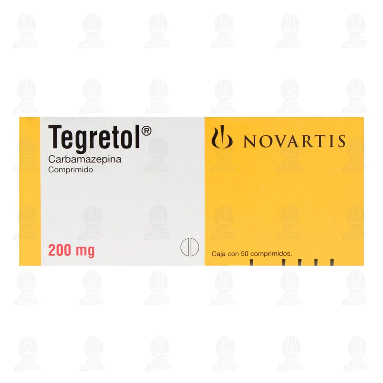 Tegretol 200 mg, 50 Comprimidos. image number 1